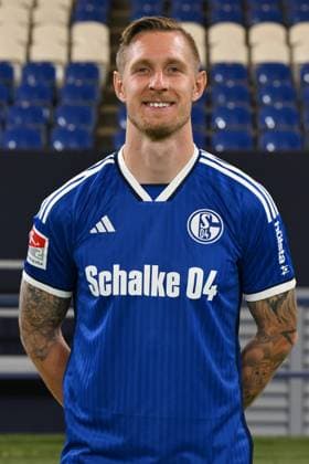 Sebastian Polter; FC Schalke 04; 2.BL, Porträttermin 2023 2024 Gelsenkirchen Nordrhein-Westfalen Deutschland