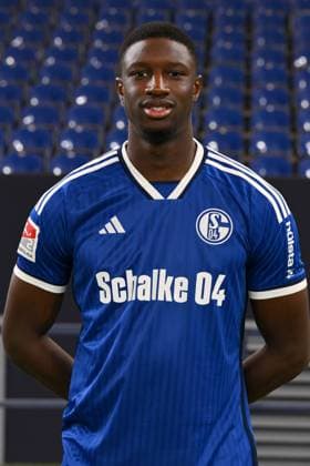 Ibrahima Cisse; FC Schalke 04; 2.BL, Porträttermin 2023 2024 Gelsenkirchen Nordrhein-Westfalen Deutschland