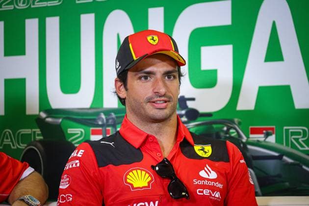 Hungarian Grand Prix - Budapest 55 Carlos Sainz, (ESP) Scuderia Ferrari during the Hungarian GP, Budapest 20-23 July 2023 at the Hungaroring, Formula 1 World Championship, WM, Weltmeisterschaft 2023. on July 20, 2023 in Budapest, Hungary. Photo by Federico Basile IPA ABACAPRESS.COM Budapest Hungary  Copyright: xIPA ABACAx 861421_107 IPA ABACAx 861421_107