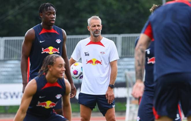 RB Leipzig - Italien Trainingslager Bruneck, 20.07.2023, Sportpark Reiperting Reischach, Fussball, RB Leipzig (GER Bundesliga) - Trainingslager in Südtirol Italien , Im Bild: Trainer Marco Rose (RB Leipzig) ,