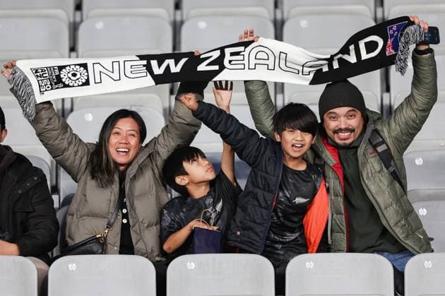 20th July 2023: Eden Park, Auckland, New Zealand: Fans and supporters at the New Zealand Football Ferns versus Norway match Group Stage-Group A match of the 2023 FIFA Women& x2019;s World Cup at Eden Park, Auckland, New Zealand  ActionPlus12532601 BrettxPhibbs