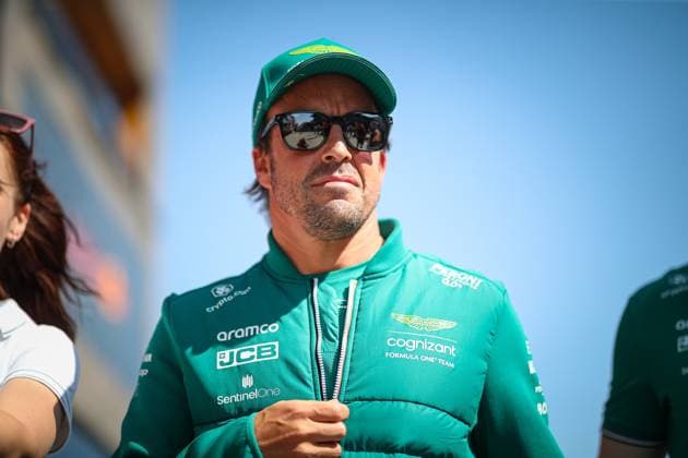 14 Fernando Alonso, (ESP) Aramco Aston Martin Mercedes during the Hungarian GP, Budapest 20-23 July 2023 at the Hungaroring, Formula 1 World Championship, WM, Weltmeisterschaft 2023.  Copyright: xFedericoxBasile IPAx xipa-agencyx xFedericoxBasile IPAx 0 IPA_IPA39320885