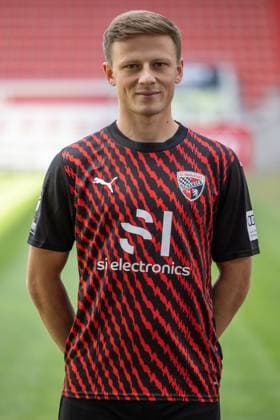 Moritz Seiffert (23, FCI); FC Ingolstadt 04; 3.Liga, Porträttermin 2023 2024 3. Liga - FC Ingolstadt 04 Saison 2023 2024 Portrait