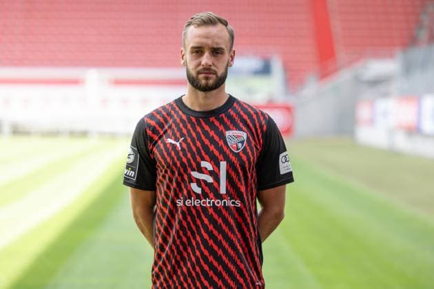 David Kopacz (29, FCI) ; FC Ingolstadt 04; 3.Liga, Porträttermin 2023 2024 3. Liga - FC Ingolstadt 04 Saison 2023 2024 Portrait