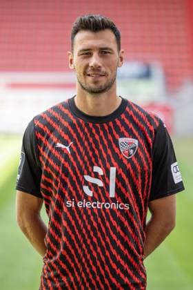 Lukas Fröde (34, FCI); FC Ingolstadt 04; 3.Liga, Porträttermin 2023 2024 3. Liga - FC Ingolstadt 04 Saison 2023 2024 Portrait