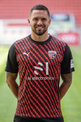 Pascal Testroet (37, FCI); FC Ingolstadt 04; 3.Liga, Porträttermin 2023 2024 3. Liga - FC Ingolstadt 04 Saison 2023 2024 Portrait