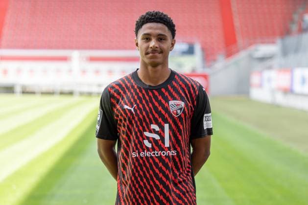 David Udogu (47, FCI); FC Ingolstadt 04; 3.Liga, Porträttermin 2023 2024 3. Liga - FC Ingolstadt 04 Saison 2023 2024 Portrait