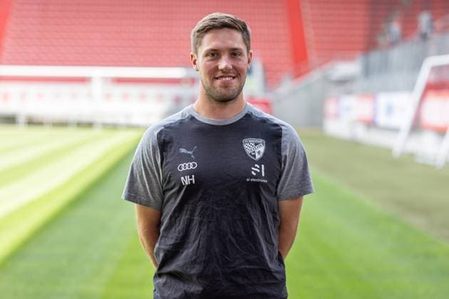 Nico Hurst Videoanalyse; FC Ingolstadt 04; 3.Liga, Porträttermin 2023 2024 3. Liga - FC Ingolstadt 04 Saison 2023 2024 Portrait