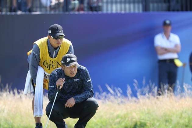 Japan s Hideki Matsuyama during the day 1 of the 2023 British Open Golf Championship at the Royal Liverpool Golf Club in Wirral, England, on July 20, 2023. Noxthirdxpartyxsales  (224539050)