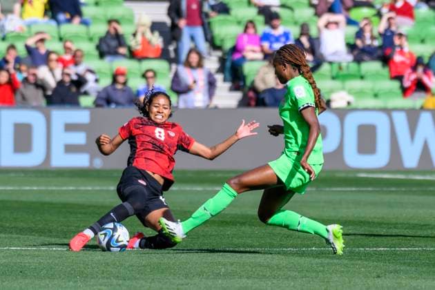 Jayde Riviere of Canada during the FIFA Women s World Cup 2023 match between Nigeria Women and Canada Women at Melbourne Rectangular Stadium, Melbourne, Australia on 21 July 2023. Copyright: xRichardxNicholsonx 37810004