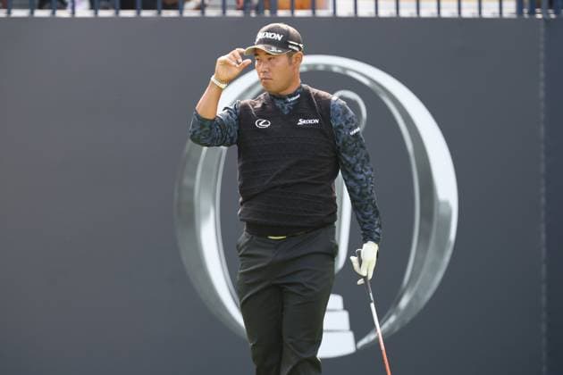 Japan s Hideki Matsuyama during the day 1 of the 2023 British Open Golf Championship at the Royal Liverpool Golf Club in Wirral, England, on July 20, 2023. Noxthirdxpartyxsales  (224540061)