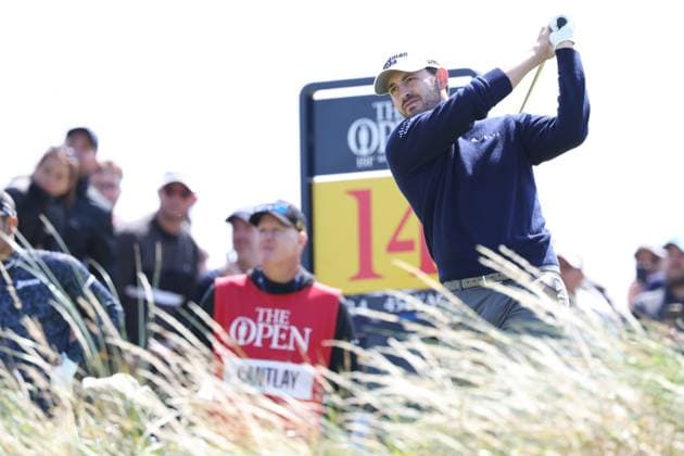United States Patrick Cantlay on the 14th hole during the day 1 of the 2023 British Open Golf Championship at the Royal Liverpool Golf Club in Wirral, England, on July 20, 2023. Noxthirdxpartyxsales  (224540323)