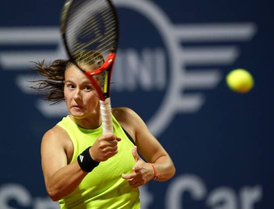 34th Palermo Ladies Open 2023 - WTA, Tennis Damen 250 Daria Kasatkina in action on the fields of the Country Club Palermo during the 34th Palermo Ladies Open - WTA 250 Palermo (Italy) July 20,2023. Palermo PA Italy  Copyright: xGabrielexMaricchiolox originalFilename:maricchiolo-maricchi230720_np3zU.jpg