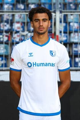 Jamie Lawrence (1. FC Magdeburg,5) - 2. Fussball Bundesliga Portraittermin 2023 2024 offizieller Fototermin 1. FC Magdeburg in der MDCC Arena in Magdeburg - Porträt, Portrait,Einzelbild,Deutschland, Fussball, Maenner,GER,20.07.2023