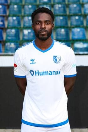 Daniel Heber (1. FC Magdeburg,15) - 2. Fussball Bundesliga Portraittermin 2023 2024 offizieller Fototermin 1. FC Magdeburg in der MDCC Arena in Magdeburg - Porträt, Portrait,Einzelbild,Deutschland, Fussball, Maenner,GER,20.07.2023