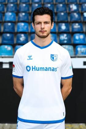 Jean Hugonet (1. FC Magdeburg,24) - 2. Fussball Bundesliga Portraittermin 2023 2024 offizieller Fototermin 1. FC Magdeburg in der MDCC Arena in Magdeburg - Porträt, Portrait,Einzelbild,Deutschland, Fussball, Maenner,GER,20.07.2023