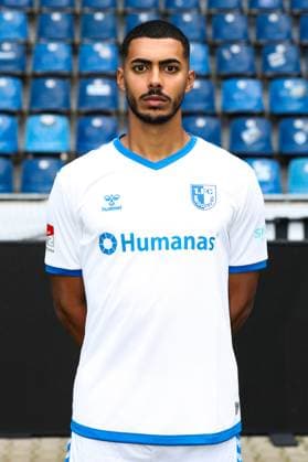 Tarek Chahed (1. FC Magdeburg,34) - 2. Fussball Bundesliga Portraittermin 2023 2024 offizieller Fototermin 1. FC Magdeburg in der MDCC Arena in Magdeburg - Porträt, Portrait,Einzelbild,Deutschland, Fussball, Maenner,GER,20.07.2023