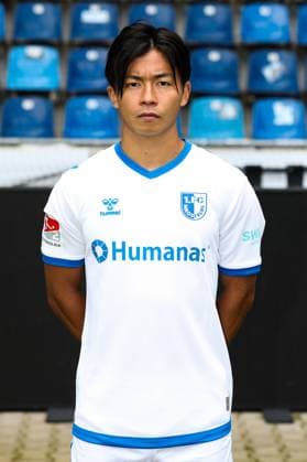 Tatsuya Ito (1. FC Magdeburg,37) - 2. Fussball Bundesliga Portraittermin 2023 2024 offizieller Fototermin 1. FC Magdeburg in der MDCC Arena in Magdeburg - Porträt, Portrait,Einzelbild,Deutschland, Fussball, Maenner,GER,20.07.2023