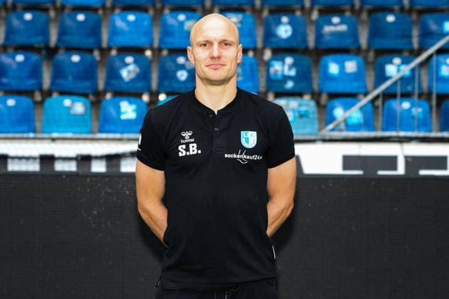 Co-Trainer Silvio Bankert (1. FC Magdeburg) - 2. Fussball Bundesliga Portraittermin 2023 2024 offizieller Fototermin 1. FC Magdeburg in der MDCC Arena in Magdeburg - Porträt, Portrait,Einzelbild,Deutschland, Fussball, Maenner,GER,20.07.2023
