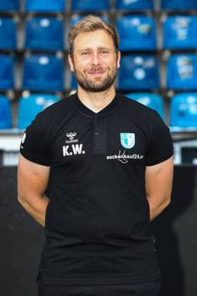 Videoanalyst Kevin Waliczek (1. FC Magdeburg) - 2. Fussball Bundesliga Portraittermin 2023 2024 offizieller Fototermin 1. FC Magdeburg in der MDCC Arena in Magdeburg - Porträt, Portrait,Einzelbild,Deutschland, Fussball, Maenner,GER,20.07.2023