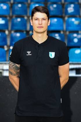 Leiter Scouting Rico Balzer (1. FC Magdeburg) - 2. Fussball Bundesliga Portraittermin 2023 2024 offizieller Fototermin 1. FC Magdeburg in der MDCC Arena in Magdeburg - Porträt, Portrait,Einzelbild,Deutschland, Fussball, Maenner,GER,20.07.2023