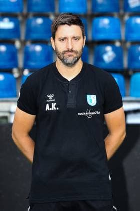 Co-Trainer Andre Kilian (1. FC Magdeburg) - 2. Fussball Bundesliga Portraittermin 2023 2024 offizieller Fototermin 1. FC Magdeburg in der MDCC Arena in Magdeburg - Porträt, Portrait,Einzelbild,Deutschland, Fussball, Maenner,GER,20.07.2023