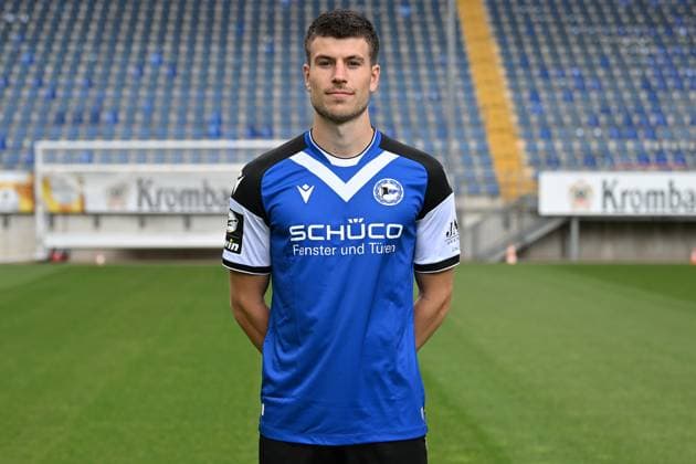 Bielefeld, Schueco Arena, 20.07.23, GER, Herren, DSC Arminia Bielefeld, 3. LIga, Porträttermin 2023-2024 Bild: Christopher Schepp; DSC Arminia Bielefeld; 3. Liga, Porträttermin 2023 2024 Only for editorial use! NRW Deutschland