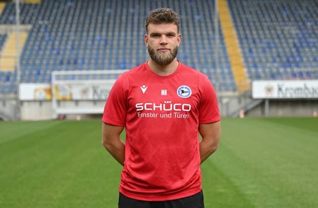 Bielefeld, Schueco Arena, 20.07.23, GER, Herren, DSC Arminia Bielefeld, 3. LIga, Porträttermin 2023-2024 Bild: Malte Hornemann (Athletik-Trainer); DSC Arminia Bielefeld; 3. Liga, Porträttermin 2023 2024 Only for editorial use! NRW Deutschland