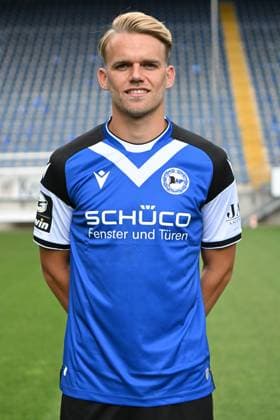 Bielefeld, Schueco Arena, 20.07.23, GER, Herren, DSC Arminia Bielefeld, 3. LIga, Porträttermin 2023-2024 Bild: Nicklas Shipnoski; DSC Arminia Bielefeld; 3. Liga, Porträttermin 2023 2024 Only for editorial use! NRW Deutschland