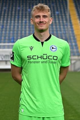 Bielefeld, Schueco Arena, 20.07.23, GER, Herren, DSC Arminia Bielefeld, 3. LIga, Porträttermin 2023-2024 Bild: Torwart Jonas Kersken; DSC Arminia Bielefeld; 3. Liga, Porträttermin 2023 2024 Only for editorial use! NRW Deutschland
