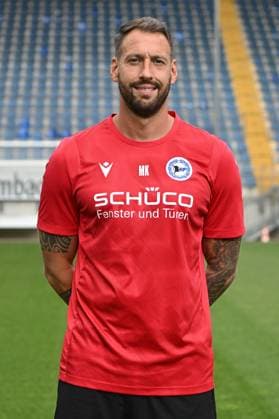 Bielefeld, Schueco Arena, 20.07.23, GER, Herren, DSC Arminia Bielefeld, 3. LIga, Porträttermin 2023-2024 Bild: Mitch Kniat (Cheftrainer); DSC Arminia Bielefeld; 3. Liga, Porträttermin 2023 2024 Only for editorial use! NRW Deutschland