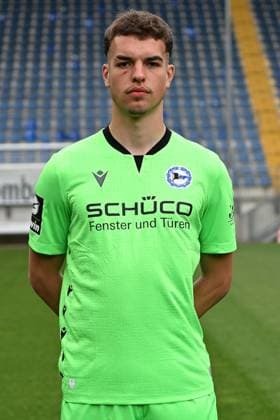 Bielefeld, Schueco Arena, 20.07.23, GER, Herren, DSC Arminia Bielefeld, 3. LIga, Porträttermin 2023-2024 Bild: Torwart Jonah Busse; DSC Arminia Bielefeld; 3. Liga, Porträttermin 2023 2024 Only for editorial use! NRW Deutschland