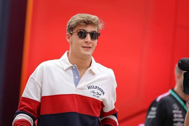 63 George Russell, (GRB) AMG Mercedes Ineos during the Hungarian GP, Budapest 20-23 July 2023 at the Hungaroring, Formula 1 World Championship, WM, Weltmeisterschaft 2023.  Copyright: xFedericoxBasile IPAx xipa-agencyx xFedericoxBasile IPAx 0 IPA_IPA39334282