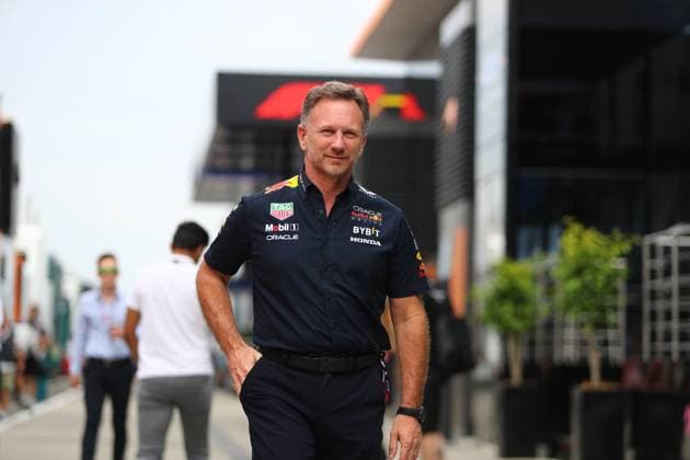 Formula 1 Championship - 2023 Formula 1 Qatar Airways Hungarian Grand Prix, Formula One World Championship, WM, Weltmeisterschaft - Paddock and Free Practice Christian Horner (GBR) - RedBull Racing Team Principal& xA;& xA;on Paddock, Friday Jul21, FORMULA 1 QATAR AIRWAYS HUNGARIAN GRAND PRIX 2023 - Jul21 to Jul23 2023 Hungaroring, Budapest, Hungary during 2023 Formula 1 Qatar Airways Hungarian Grand Prix, Formula One World Championship - Paddock and Free Practice, Formula 1 Championship in Mogyorod, Hungary, July 21 2023 Mogyorod Hungaroring Hungary Copyright: xAlessioxDexMarcox xLiveMediax LPS_1002600