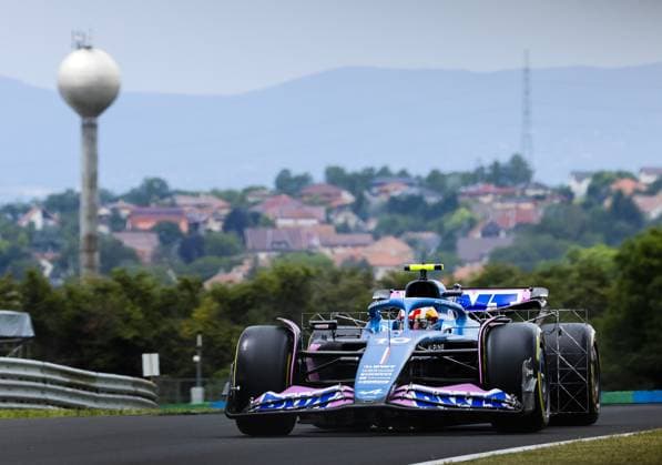 BUDAPEST - Pierre Gasly (Alpine) in action during the 1st free practice on the Hungaroring Circuit in the run-up to the Grand Prix of Hungary. ANP REMKO DE WAAL xVIxANPxSportx xxANPxIVx 474007387 originalFilename: 474007387.jpg