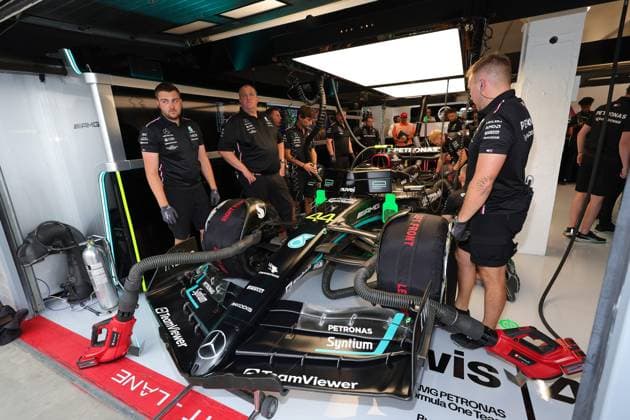 44 Lewis Hamilton (GBR, Mercedes-AMG Petronas F1 Team), F1 Grand Prix of Hungary at Hungaroring on July 21, 2023 in Budapest, Hungary. (Photo by HOCH ZWEI) Budapest Hungary