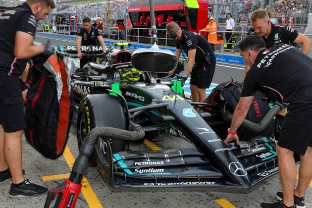 44 Lewis Hamilton (GBR, Mercedes-AMG Petronas F1 Team), F1 Grand Prix of Hungary at Hungaroring on July 21, 2023 in Budapest, Hungary. (Photo by HOCH ZWEI) Budapest Hungary