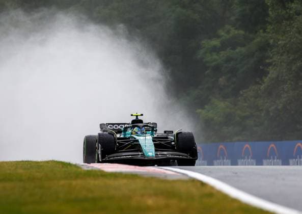 14 Fernando Alonso (ESP, Aston Martin Aramco Cognizant F1 Team), F1 Grand Prix of Hungary at Hungaroring on July 21, 2023 in Budapest, Hungary. (Photo by HOCH ZWEI) Budapest Hungary