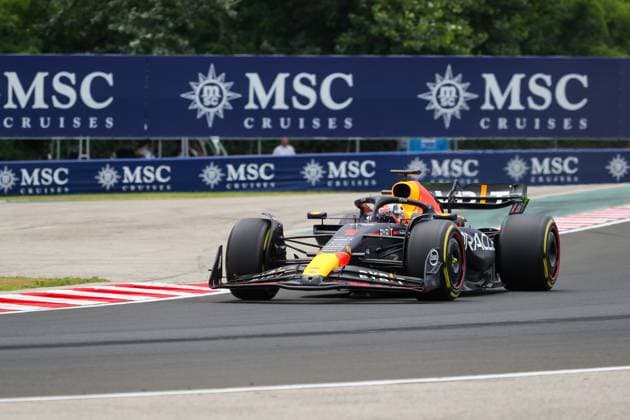 July 21, 2023, Budapest, Rieti, Hungary: Max Verstappen (NED) Redbull Racing RB19 ...during Free Practice 1, Friday Jul 21, FORMULA 1 QATAR AIRWAYS HUNGARIAN GRAND PRIX 2023 - Jul21 to Jul23 2023 Hungaroring, Budapest, Hungary Budapest Hungary - ZUMAm217 20230721_zsp_m217_062 Copyright: xAlessioxDexMarcox