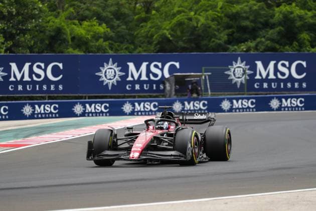 July 21, 2023, Budapest, Rieti, Hungary: Valtteri Bottas (FIN) Alfa Romeo C43..during Free Practice 1, Friday Jul 21, FORMULA 1 QATAR AIRWAYS HUNGARIAN GRAND PRIX 2023 - Jul21 to Jul23 2023 Hungaroring, Budapest, Hungary Budapest Hungary - ZUMAm217 20230721_zsp_m217_110 Copyright: xAlessioxDexMarcox
