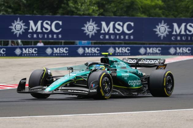July 21, 2023, Budapest, Rieti, Hungary: Fernando Alonso (SPA) Aston Martin F1 Team AMR23 ..during Free Practice 1, Friday Jul 21, FORMULA 1 QATAR AIRWAYS HUNGARIAN GRAND PRIX 2023 - Jul21 to Jul23 2023 Hungaroring, Budapest, Hungary Budapest Hungary - ZUMAm217 20230721_zsp_m217_121 Copyright: xAlessioxDexMarcox