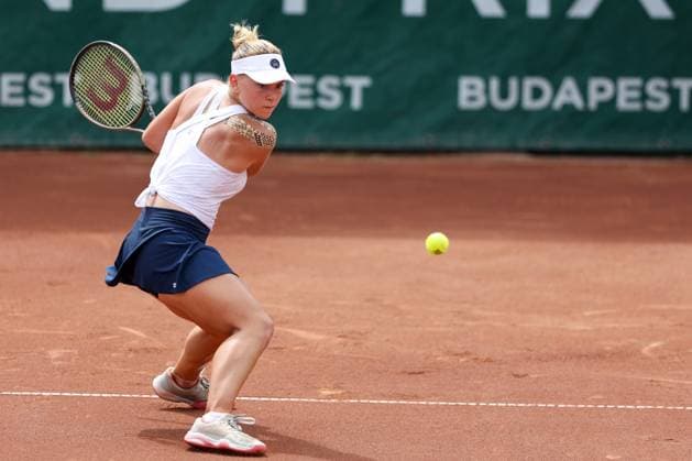 Tennis Internationals - WTA, Tennis Damen 250 - Hungarian Grand Prix Marija Timofeeva (RUS) during the quarterfinal match of WTA250 Hungarian Gran Prix Tennis on July 21th, 2023 at Romai Teniszakademia, Budapest, Hungary Budapest Budapest Hungary Copyright: xVinnyxOrlandox xLiveMediax LPS_1002764