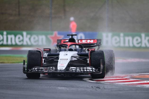 F1 Hungarian GP - Drivers Arrival Daniel Ricciardo of Scuderia Alpha Tauri is driving his single-seater during the free practice of the Hungarian Grand Prix at the Hungaroring in Budapest, Pest County, Hungary on July 21, 2023 Budapest Hungary  Copyright: xAndreaxDiodatox originalFilename:diodato-notitle230721_np1AA.jpg