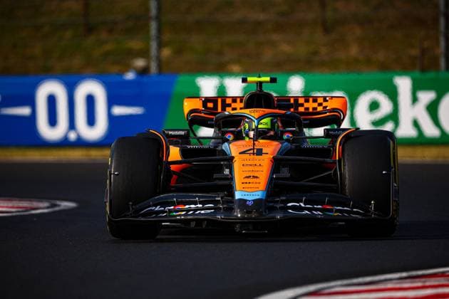Formula 1 World Championship, WM, Weltmeisterschaft 2023 Hungarian GP, Budapest 20-23 July 2023 04 Lando Norris, (GRB) McLaren Mercedes during the Hungarian GP, Budapest 20-23 July 2023 at the Hungaroring, Formula 1 World championship 2023. - -  Copyright: xIPAxSport ABACAx BRIPASport20230721_374 IPAxSport ABACAx BRIPASport20230721_374