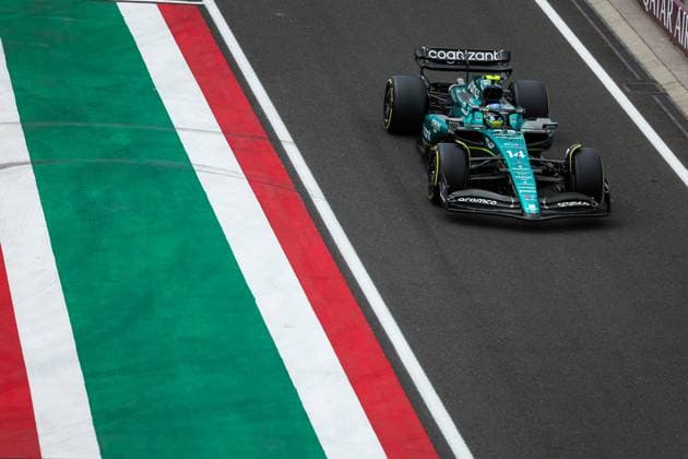 14 Fernando Alonso (ESP, Aston Martin Aramco Cognizant F1 Team), F1 Grand Prix of Hungary at Hungaroring on July 21, 2023 in Budapest, Hungary. (Photo by HOCH ZWEI) Budapest Hungary