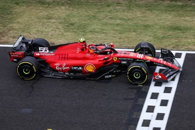 55 Carlos Sainz (ESP, Scuderia Ferrari), F1 Grand Prix of Hungary at Hungaroring on July 21, 2023 in Budapest, Hungary. (Photo by HOCH ZWEI) Budapest Hungary