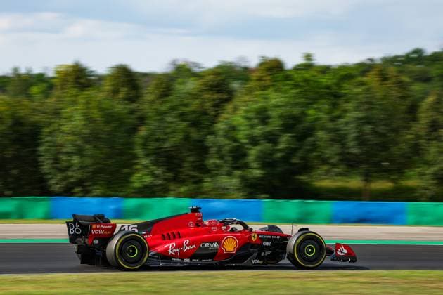 16 Charles Leclerc (MCO, Scuderia Ferrari), F1 Grand Prix of Hungary at Hungaroring on July 21, 2023 in Budapest, Hungary. (Photo by HOCH ZWEI) Budapest Hungary