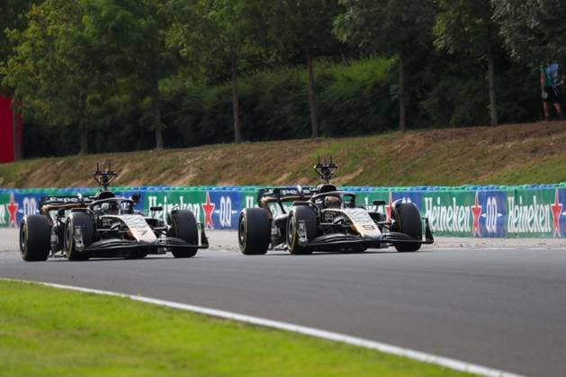 July 21, 2023, Budapest, Rieti, Hungary: Fictional team ApXGP filming on track for a movie..during Free Practice 2, Friday Jul 21th FORMULA 1 QATAR AIRWAYS HUNGARIAN GRAND PRIX 2023 - Jul21 to Jul23 2023 Hungaroring, Budapest, Hungary Budapest Hungary - ZUMAm217 20230721_zsp_m217_238 Copyright: xAlessioxDexMarcox