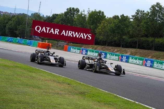 July 21, 2023, Budapest, Rieti, Hungary: Fictional team ApXGP filming on track for a movie..during Free Practice 2, Friday Jul 21th FORMULA 1 QATAR AIRWAYS HUNGARIAN GRAND PRIX 2023 - Jul21 to Jul23 2023 Hungaroring, Budapest, Hungary Budapest Hungary - ZUMAm217 20230721_zsp_m217_284 Copyright: xAlessioxDexMarcox
