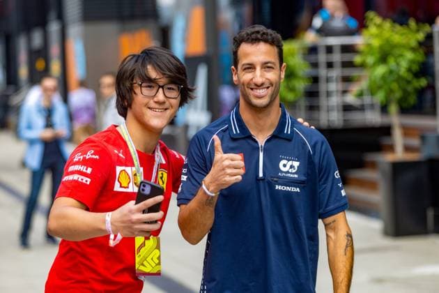 Formel 1 GP Budapest Ungarn. Feitag, 21.07.2023 Daniel Ricciardo, Scuderia Alpha Tauri; Formel 1 GP Budapest Ungarn. Feitag, 21.07.2023 Copyright: xBEAUTIFULxSPORTS Erlhofx